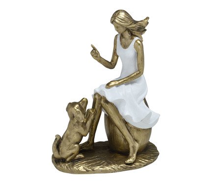 Escultura Mulher com Pet Jandira | Westwing