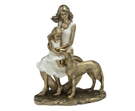 Escultura Familia com Pet Caturama | Westwing