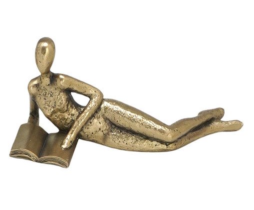 Escultura Mulher Araciara, gold | WestwingNow