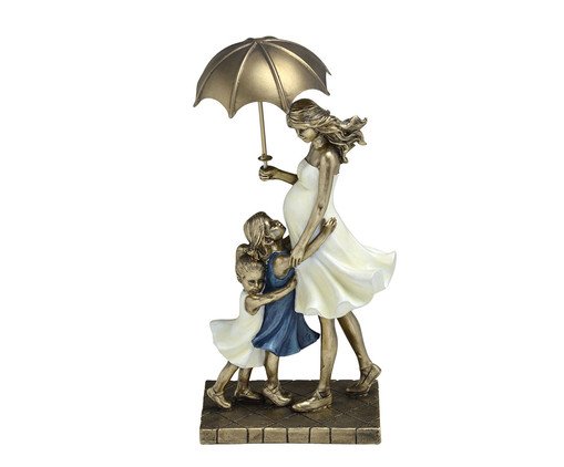 Escultura Familia com Pet Juruna, multicolor | WestwingNow
