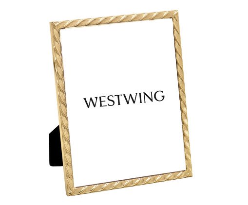 Porta-Retrato Itápolis, gold | WestwingNow