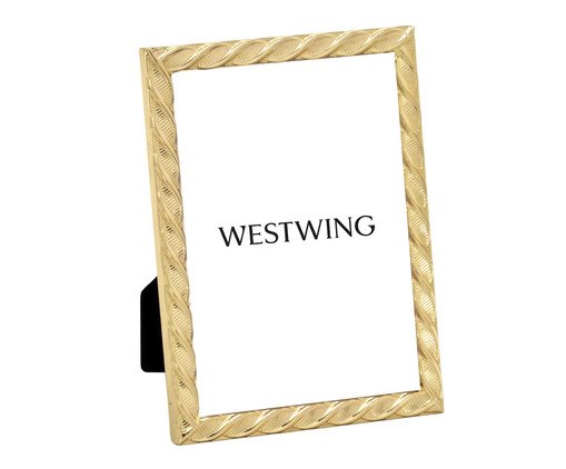 Porta-Retrato Bretãs, gold | WestwingNow