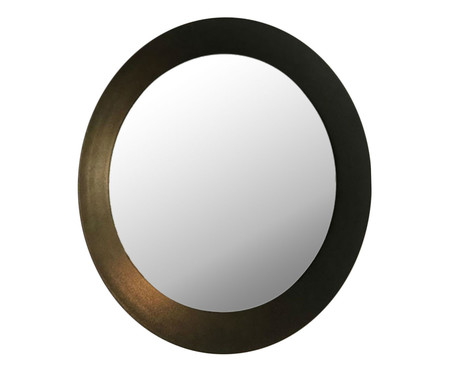 Espelho de Parede Redondo Theo Marrom - 60cm | WestwingNow