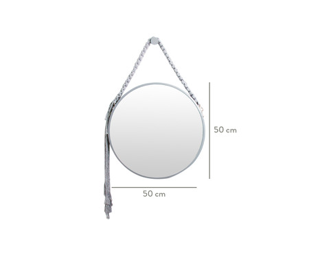 Espelho de Parede Redondo Dain - 50cm | WestwingNow