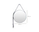 Espelho de Parede Redondo Enzo Cinza - 40cm, Cinza | WestwingNow