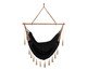 Cadeira de Balanço com Tassel Duna - Preta, Preto | WestwingNow