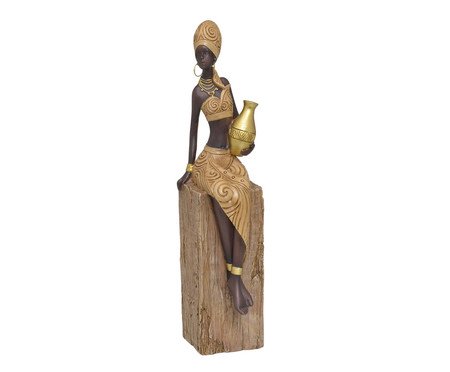 Escultura Africana Decorativa Pursaklar | Westwing