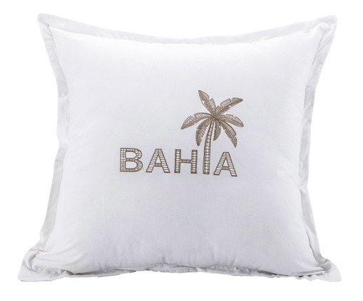 Capa de Almofada Bordada Trancoso-Ba 200 Fios, beige | WestwingNow