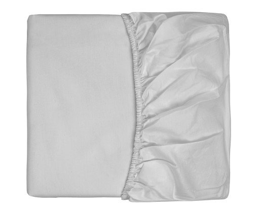 Lençol com Elástico Prata 300 Fios, silver or metallic | WestwingNow