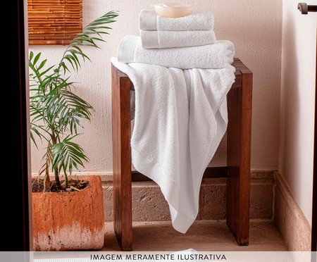 Toalha de Banho Gigante Leggero Branco | Westwing