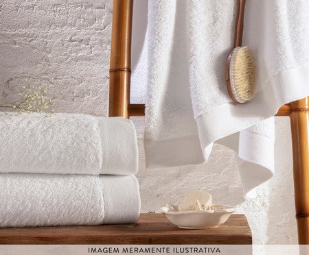 Toalha de Banho Gigante Leggero Branco | Westwing
