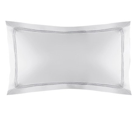 Capa de Almofada Silken Bamboo Branco 400 Fios | Westwing