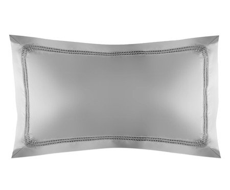 Capa de Almofada Silken Bamboo Prata 400 Fios | Westwing