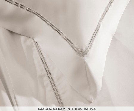 Capa de Almofada Silken Bamboo Fendi 400 Fios | Westwing