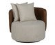 Poltrona Málaga Giratória Bege, multicolor | WestwingNow