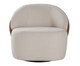 Poltrona Marbella Giratória Bege, multicolor | WestwingNow