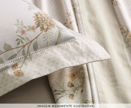 Jogo de Cama Floraline Sublime Ponto Ajour | Westwing