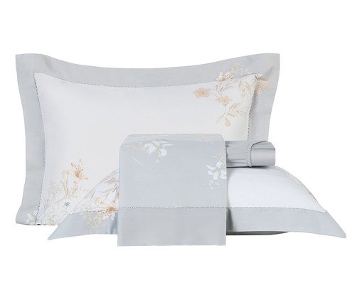 Jogo de Cama Flor de Lírio Sublime Ponto Ajour, multicolor | WestwingNow
