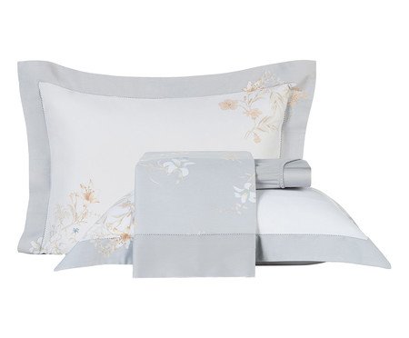 Jogo de Cama Flor de Lírio Sublime Ponto Ajour | Westwing