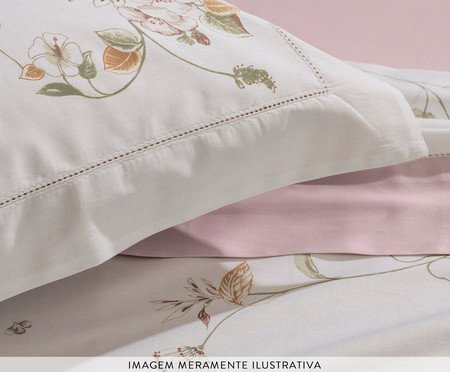 Jogo de Cama Rosen Sublime Ponto Ajour | Westwing