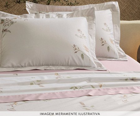 Jogo de Cama Rosen Sublime Ponto Ajour | Westwing