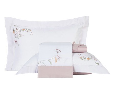 Jogo de Cama Rosen Sublime Ponto Ajour | Westwing