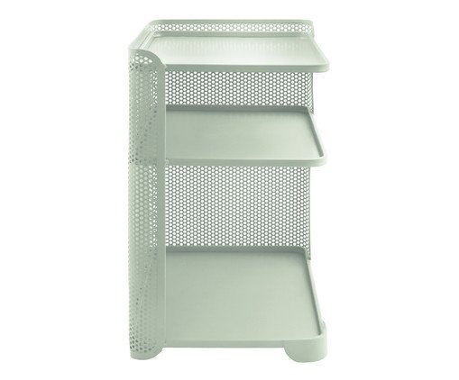 Mesa Lateral Munique Verde Menta, green | WestwingNow