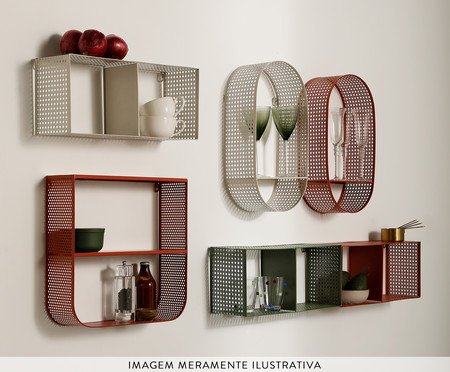 Prateleira Munique Verde Menta | Westwing