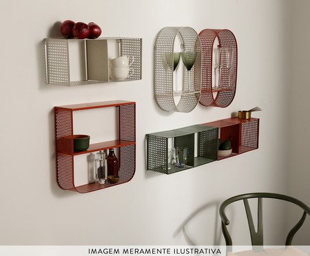 Prateleira Dresden Verde Menta | Westwing