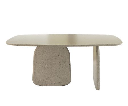 Mesa de Jantar Pétrea com Tampo Pétreo Cinza | Westwing