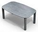 Mesa de Jantar Pilotis com Tampo Pétreo Cinza Escuro, grey | WestwingNow