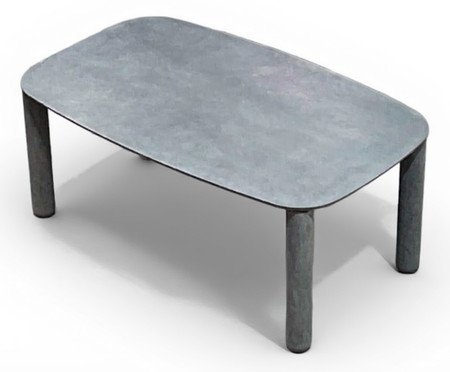Mesa de Jantar Pilotis com Tampo Pétreo Cinza Escuro | Westwing