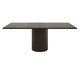 Mesa de Jantar Cilíndrica com Tampo Reto Cinza Escuro, grey | WestwingNow
