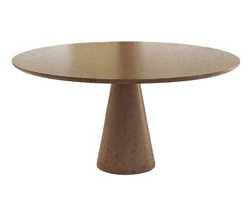 Base Concreta Jantar com Contratampo Terra Tampo Alto Terra, brown | WestwingNow