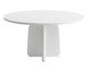 Mesa de Jantar  Quadrante com Tampo Círculo Branco, white | WestwingNow