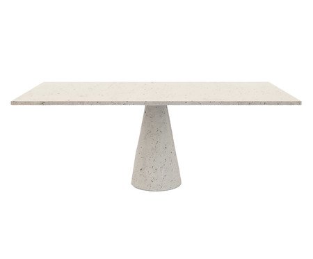 Mesa de Jantar com Tampo Reto Branco | Westwing