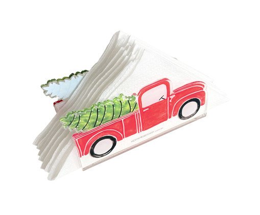 Porta-guardanapo Natal Truck, red | WestwingNow