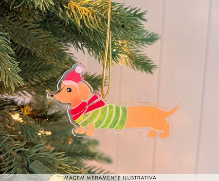 Jogo de Decoração para Natal Dog e Candy | Westwing