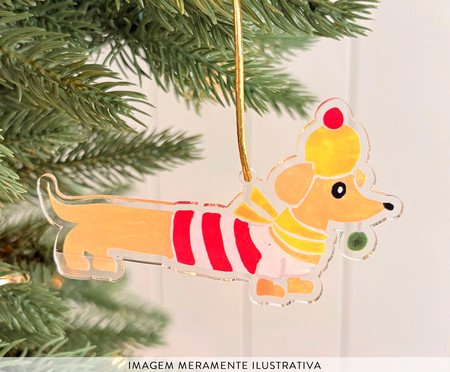Jogo de Decoração para Natal Dog e Guirlanda | Westwing