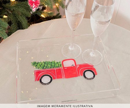 Bandeja de Acrílico Natal Truck | Westwing