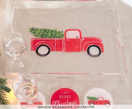 Bandeja de Acrílico Natal Truck | Westwing