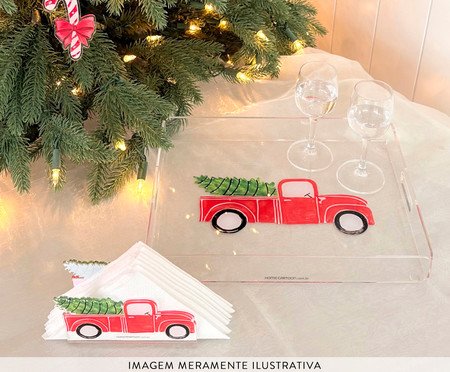 Bandeja de Acrílico Natal Truck | Westwing