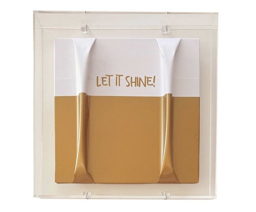 Quadro Let It Shine Color Up By Mari Hils, gold | WestwingNow