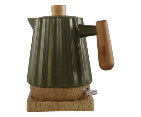 Chaleira Elétrica em Porcelana Elegance Line Verde | Westwing
