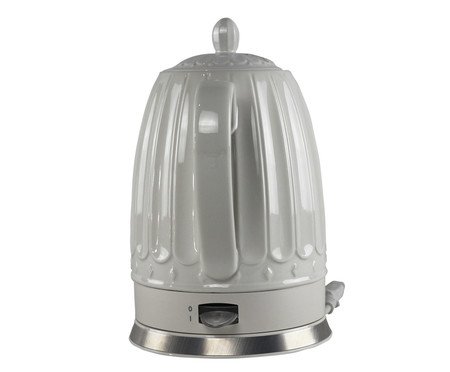 Chaleira Elétrica em Porcelana Elegance Branca | Westwing