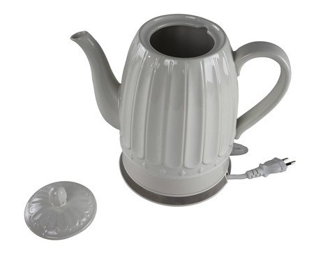 Chaleira Elétrica em Porcelana Elegance Branca | Westwing