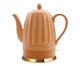 Chaleira Elétrica em Porcelana Elegance Adornada Salmão, pink | WestwingNow