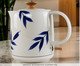 Chaleira Elétrica em Porcelana Elegance Leaf Azul, blue | WestwingNow
