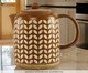 Chaleira Elétrica em Porcelana Elegance Leafs Marrom, brown | WestwingNow