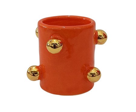 Canequinha Circle Gold Vermelho | Westwing